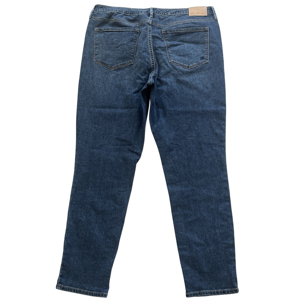 Seven 7 Jeans Women's Size 16 Skinny, Lot of 2, Medium Wash Denim Cotton Blend - Picture 3 of 8